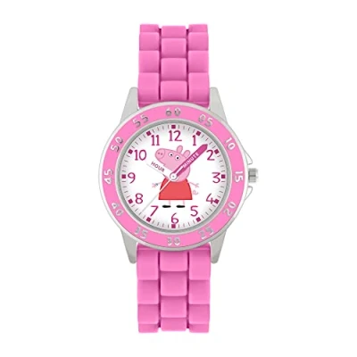 Immagine di Peppa Pig Orologio Analogico Quarzo Bambine e Ragazze con Cinturino in Silicone PPG9000