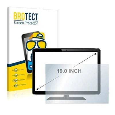 Immagine di brotect Pellicola Protettiva Opaca 19&quot; per Schermo piatto con 48.3 cm (19,0 pollici) [410.9 mm x 257 mm, 16:10] Proteggi Anti Riflesso
