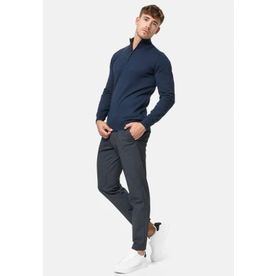 Immagine di Indicode Uomini Gore Pullover Maglione con Collo Alto in 80% Cotone Navy S