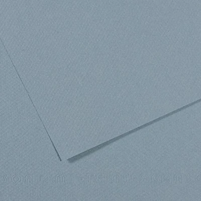 Immagine di Canson Mi Teintes Carta polpa Colorata, 160 g/m², Blu (Light Blue 490), 21x29,27, 25 unità