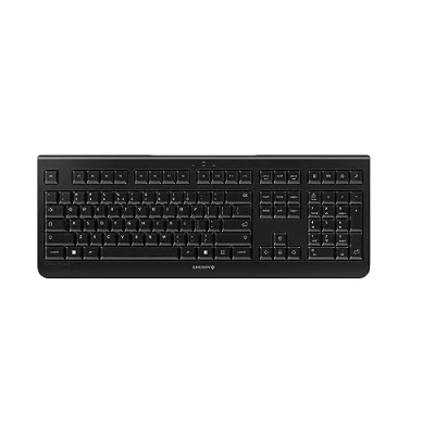 Immagine di CHERRY KW 3000, Tastiera Senza Fili con Tastierino Numerico, Layout per l&#039;Unione Europea (QWERTY), Wireless 2,4 GHz, Tasti Silenziosi, Design Piatto, Alimentazione a Batteria, Nero
