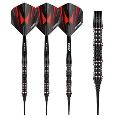 Immagine di WINMAU Mervyn King Edizione Speciale 18 Grammo Softip Freccette in tungsteno con Prism Voli e vecta Aste