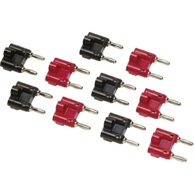 Immagine di Fluke BP980 Adattatore per misurazioni Presa 4 mm, Morsetto a vite Spina banana mm impilabile Rosso, Nero