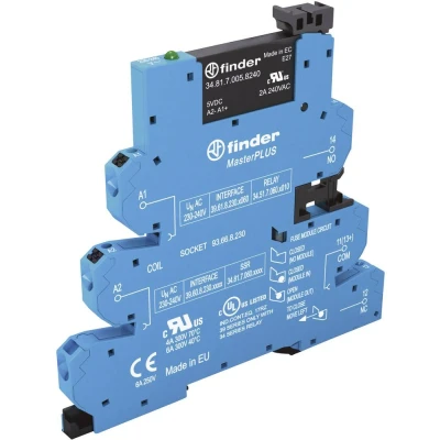 Immagine di Finder Relè A semiconduttore 39.60.0.024.9024 2 Tens.comm.max: 24 V/DC 1 pz.