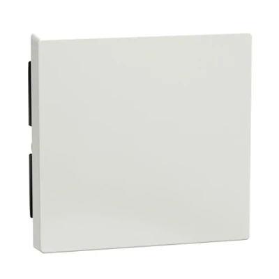 Immagine di Merten Placca di copertura Commutatore, Interruttore, Interruttore a croce System M, 1 M Smart, Plan, Creativ bianco polare lucido 432119 WH
