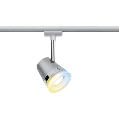 Immagine di Paulmann URail Spot Cone Zigbee Lampada LED a sospensione GU10 5 W Cromo (opaco),