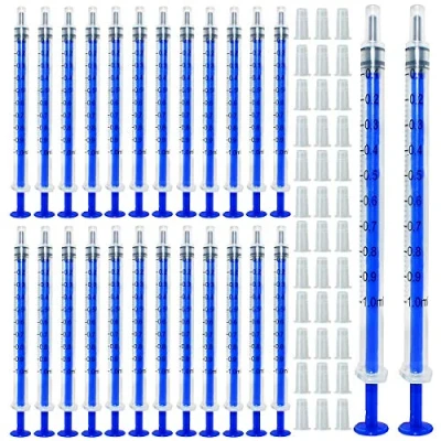 Immagine di Gebildet 100pcs 1ml Siringa(Senza Ago) con Cappuccio,Siringa di Plastica,Siringhe Monouso Per l&#039;alimentazione Piccoli Animali Domestici e Laboratorio Scienze ecc[Uso non medico]