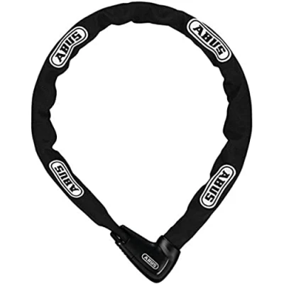 Immagine di ABUS Steel O Chain 9809 Lucchetto per bicicletta in acciaio temprato Livello di sicurezza 12 85 cm Nero
