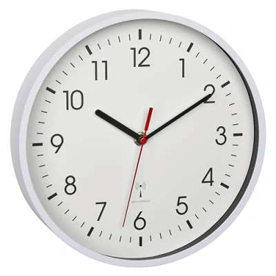 Immagine di TFA Dostmann 60.3550.02 Radiocontrollato Orologio da parete 24.5 cm x 4.2 Bianco