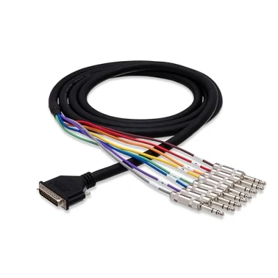 Immagine di Hosa DTP 802, Balanced Snake, DB25 to 1/4 in TRS, 2 m