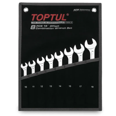 Immagine di TOPTUL GPAW1202 Kit chiavi ad anello / fisse 12