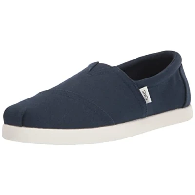 Immagine di TOMS Scarpe senza lacci, Uomo, Taglia: 45, Navy Tessuto