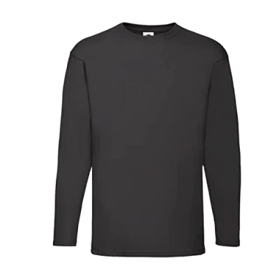 Immagine di Fruit of the Loom, Felpa da uomo con maniche raglan, Nero , 4XL