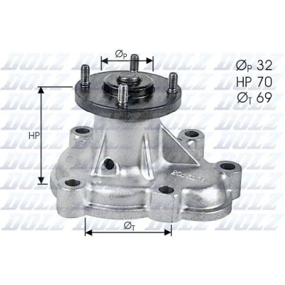 Immagine di DOLZ O131 Pompa acqua OPEL: Corsa B Hatchback, Astra F CC, A TR
