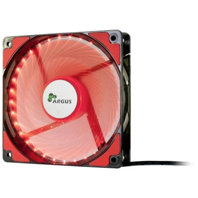Immagine di Inter Tech L12025 Ventola per PC case Rosso (L x A P) 120 25 mm