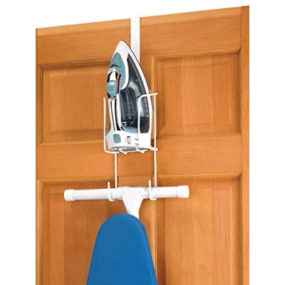 Immagine di Whitmor Contenitore Filo sopra la Porta, Organizer per Ferro e ASSE da Stiro, Colore: Bianco, Metallo
