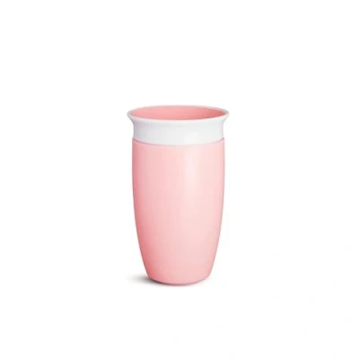 Immagine di Munchkin Tazza Miracle 360, per Svezzamento senza BPA Bambini a partire da 12 mesi, Antigoccia, Prova di Perdite, Lavabile in Lavastoviglie Capacità: 296 ml, Colore: Rosa
