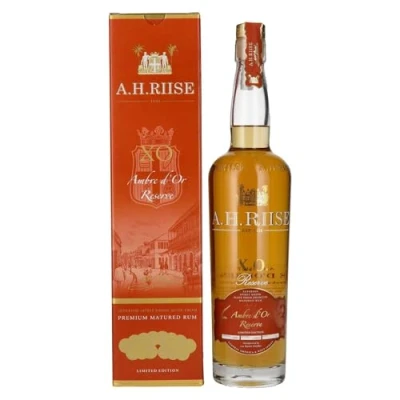 Immagine di A.H. Riise X.O. Reserve Ambre d&#039;Or 42% Vol. 0,7l in Giftbox