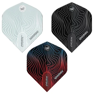 Immagine di WINMAU Prism Alpha Solar Design Flight Pack 3 set per confezione (9 alette in totale) (tinta unita mista)