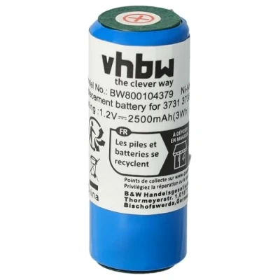 Immagine di vhbw batteria compatibile con Braun Oral B Sensitive, Sonic Complete, TriZone spazzolino elettrico (2500mAh, 1,2V, NiMH)
