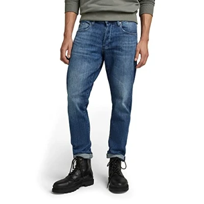 Immagine di G STAR Uomo 3301 Regular Tapered Jeans, Blu (faded santorini 51003 C911 C767), 27W / 30L