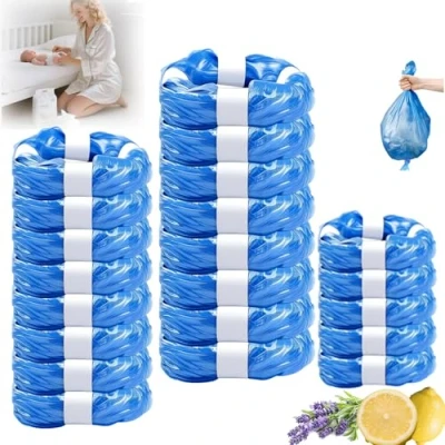 Immagine di 21 Pezzi Ricariche Mangiapannolini, Sacchetti Mangiapannolini Antiodore Inodore Addensata Compatibili con Maialino Foppapedretti Tommee Tippee Twist &amp; Click Simplee Tec Litter Locker