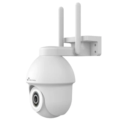 Immagine di NIVIAN Telecamera PTZ WiFi 2,4 Ghz Half4 K Movimento remoto a 360 con funzione Autotracking e Rilevamento Umano Visione Notturna Colore Adatta Esterno Compatibile Alexa Google HomeControllo