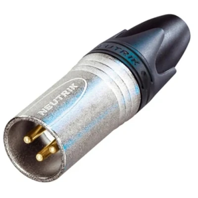 Immagine di Neutrik NC3MXX EMC Connettore XLR Spina dritta Numero Poli (num): 3 Argento 1 pz.