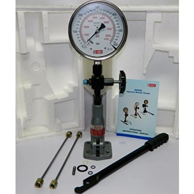 Immagine di AG Neovo Tester Pop per ugelli iniettori Diesel con manometro a Doppia Scala 600 Bar / 0 8500 PSI