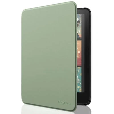 Immagine di MoKo Custodia Compatibile con 7&quot; Kindle Paperwhite (12th Generation 2024) and Colorsoft Signature Edition 2024, Leggera Auto Wake/Sleep per Celadon
