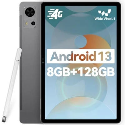 Immagine di Android 13 Tablet,Tablet 10.1 Pollici,UMIDIGI G5 Tab 8GB+128GB（TF 1TB),T606 CPU,Octa Core,Widevine L1,Gaming Tabet,4G LTE/Tablet Con SIM, GPS,13MP+8MP,6000mAh,WiFi/BT5.0