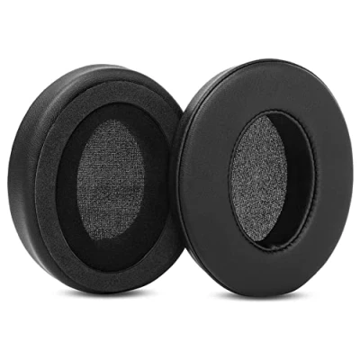 Immagine di DowiTech cuscinetti auricolari di ricambio compatibili con le cuffie Taotronics TT BH22 BH22, pelle proteica più morbida e schiuma ad alta densità