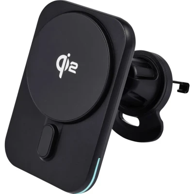 Immagine di Renkforce RF Qi2WCar 01 Caricatore Per smartphone USB C® dispositivi compatibili Qi, Incl. illuminazione LED Wireless Charger, Qualcomm Quick Charge 2.0