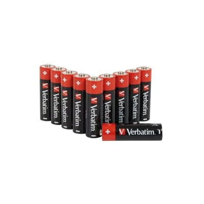 Immagine di VERBATIM AA LR6 Mignon&quot;AA Batterie Alcaline NERO, ROSSO, BIANCO