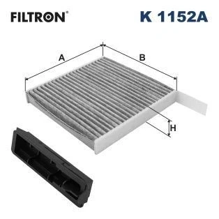 Immagine di FILTRON K 1152A Filtro abitacolo al carbone attivo 183 181 25 RENAULT: Modus / Grand Modus, CLIO 3, NISSAN: NV200 Van Station Wagon