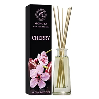 Immagine di Diffusore Aroma Ciliegia 100ml a Bastoncini Fragranza per Ambienti Deodorante Profumato alla Idea Regalo
