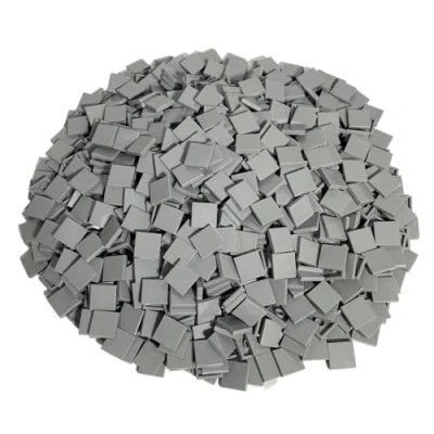 Immagine di LEGO Bricks 3068 City Piastrelle 2 x pin, 20 pezzi, colore: Grigio chiaro