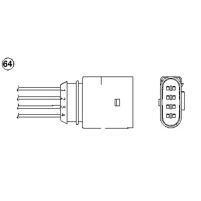 Immagine di NGK 0399 Sonda lambda 4 AUDI: A3 Hatchback, VOLKSWAGEN: Bora Sedan, Variant, SKODA: Octavia 1 Combi, I Hatchback