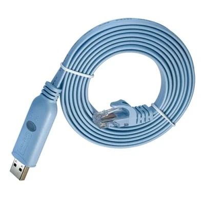 Immagine di DSD TECH SH RJ45A Cavo console da USB a RJ45 con chip FTDI per router/switch Cisco NETGEAR Supporto Windows Linux Mac OS