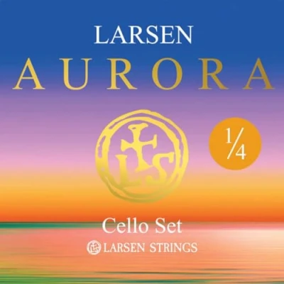 Immagine di LARSEN STRINGS Corde per violoncello Aurora Set 1/4 Medio