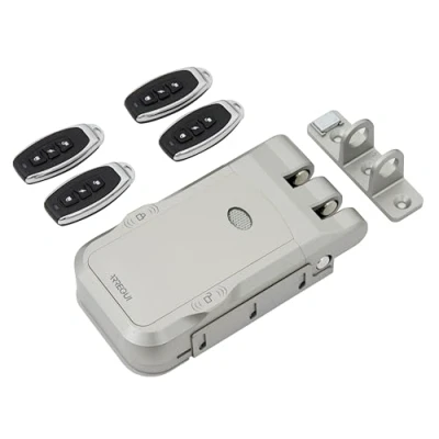 Immagine di ARREGUI CI30P Serratura di sicurezza invisibile per porta con 4 telecomandi Antifurto Anti Okupas elettronica intelligente interna Argento
