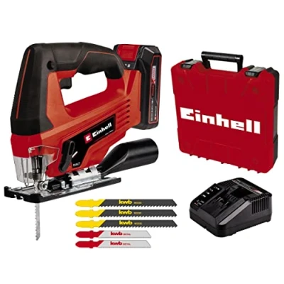 Immagine di Einhell TC JS 18 Li (1x2,5 Ah) Seghetto alternativo a batteria 4321228 incl. valigia, caricabatterie, ricaricabile V 2.5 Ah