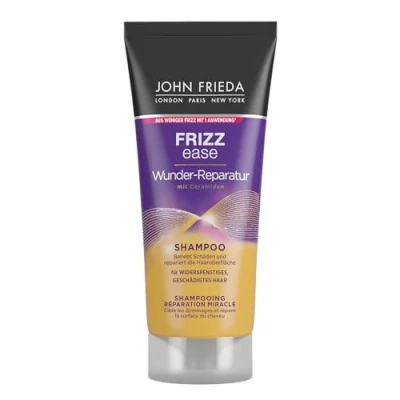 Immagine di John Frieda Wunder Riparazione Shampoo Contenuto: 75 ml Dimensioni da viaggio Ideale per testare o viaggiare Frizz Ease Series