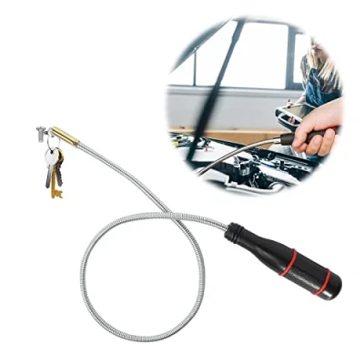 Immagine di 60CM Calamita Telescopica Sollevatore, Pinza magnetica Pieghevole Portatile, Forte Magnete a Barra Flessibile per la Raccolta di Piccole Parti Oggetti in Metallo