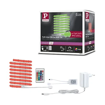 Immagine di Paulmann 78864 KIT base striscia LED con spina 230 V 3 m RGB 1