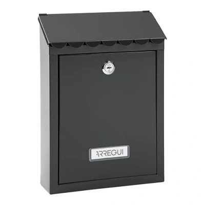 Immagine di ARREGUI Civic E5724 C Cassetta Postale Individuale in Acciaio da Esterno Dimensione S (DIN A5) Facile Montare Nero