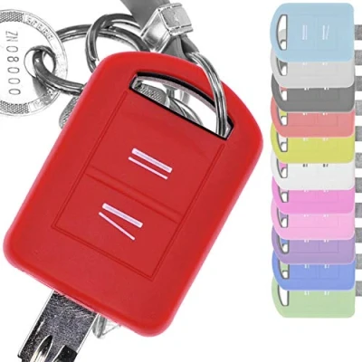 Immagine di Key Soft Case Cover protettiva Chiave per auto Opel Combo C Corsa Meriva A Tigra TwinTop/Colore: rosso