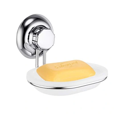 Immagine di MaxHold Sistema di Vuoto Porta Sapone Nessuna Perforazione Acciaio Inossidabile Ruggine Utilizzabile in Bagno e Cucina