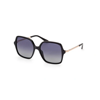 Immagine di Guess Donna GU7845 01D Occhiali da sole Iniettato Nero Fumo Squadrata Polarizzata