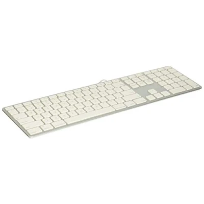 Immagine di LMP Tastiera Americana con tastierino numerico, Copertura Superiore in Alluminio e 2 Porte USB per Mac